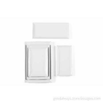 White Porcelain Rectangular plate